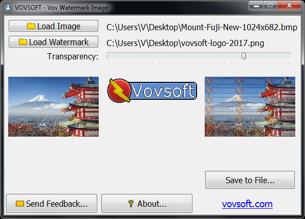 VovSoft Watermark Image 2.1