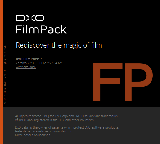 DxO FilmPack 7.23.0.25