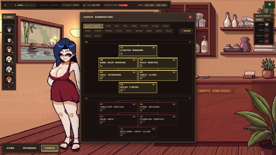 Late Night Studios - Happy Endings - Asian Massage Version 0.0.2 Win/Android/Mac/Linux Adult Game