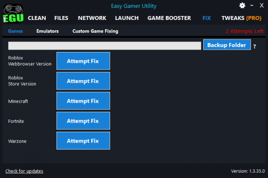 Easy Gamer Utility PRO 1.3.98