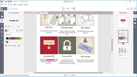 Icecream PDF Editor Pro 3.31 Multilingual