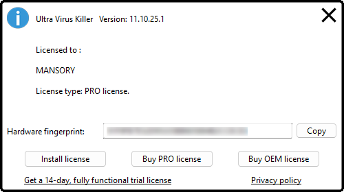 UVK Ultra Virus Killer Pro 11.10.25.1