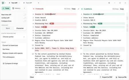 Diffchecker 7.0.3 Multilingual