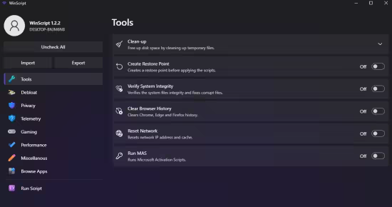 WinScript 2.8 WinScript 2.8