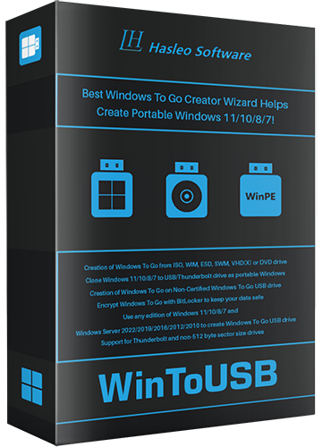 WinToUSB Free / Pro / Enterprise / Technician 10.8.2.0 RePack (& Portable) by Dodakaedr [Ru/En]