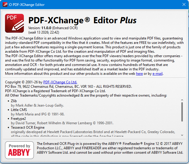 PDF-XChange Pro 11.0.0