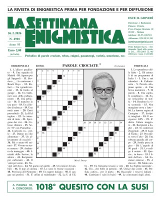 La Settimana Enigmistica N.4901 - 26 Febbraio 2026