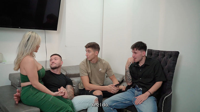 My Husband Finds Out That I Am Unfaithful And Proposes To Have An Orgy With His Brother And His Friend Tatiana Alvarez (Onlyfans) FullHD 1080p