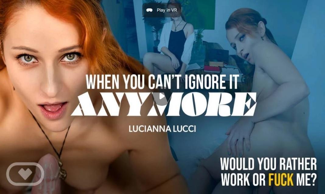 Lucianna Lucci - When You Can’t Ignore It Anymore