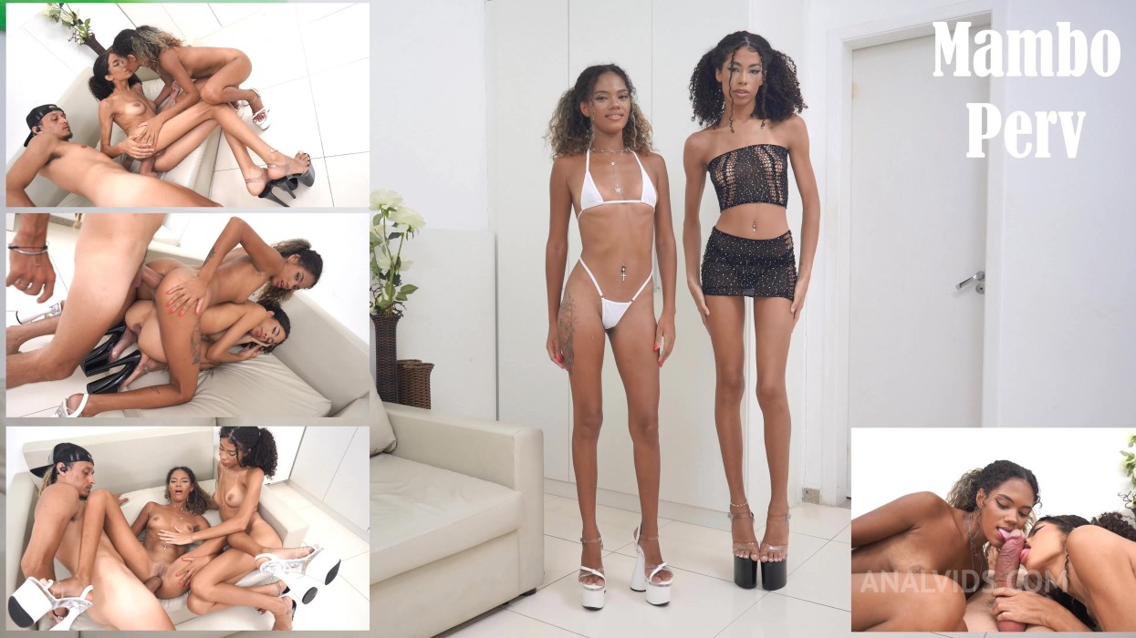 Karina Mello aka Karina Rose & Honey Ob - 2 Very Slim Brazilians Cuties, OB Honey & Karina Rose Fucked By Very Huge Cock  OB456