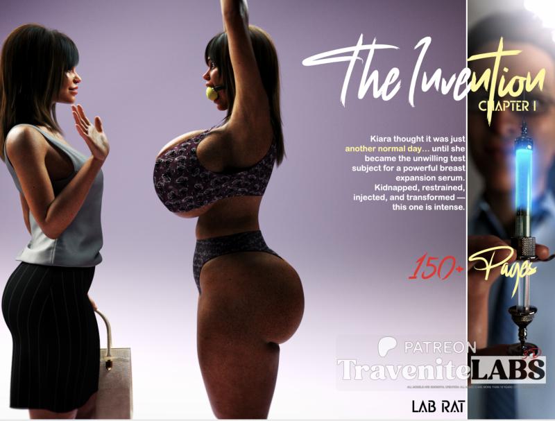 TraveniteLABS - THE INVENTION Chapter 1 - Lab Rat 3D Porn Comic