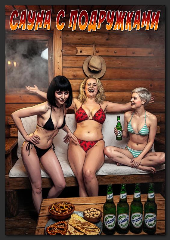 TrevorColby / Sauna With Girlfriends / Сауна с подружками