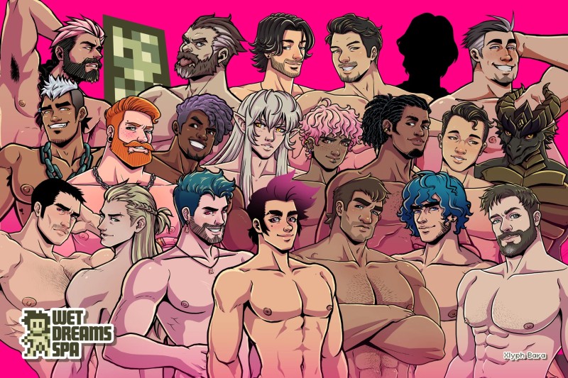 Wet Dreams Spa v3.1 by Xlyph Bara Games Adult Game
