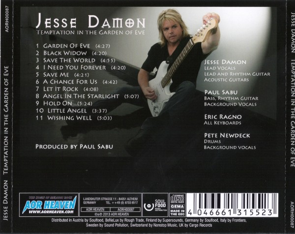 Jesse Damon - Temptation In The Garden Of Eve (2013) (Lossless + mp3)