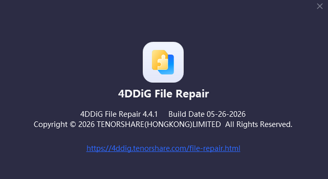 4DDiG File Repair 4.4.1.4