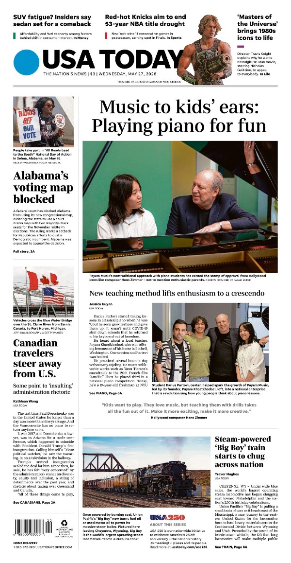 USA Today - May 27, 2026