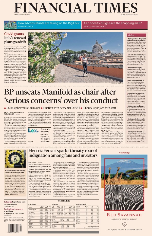 Financial Times UK - 27 May 2026