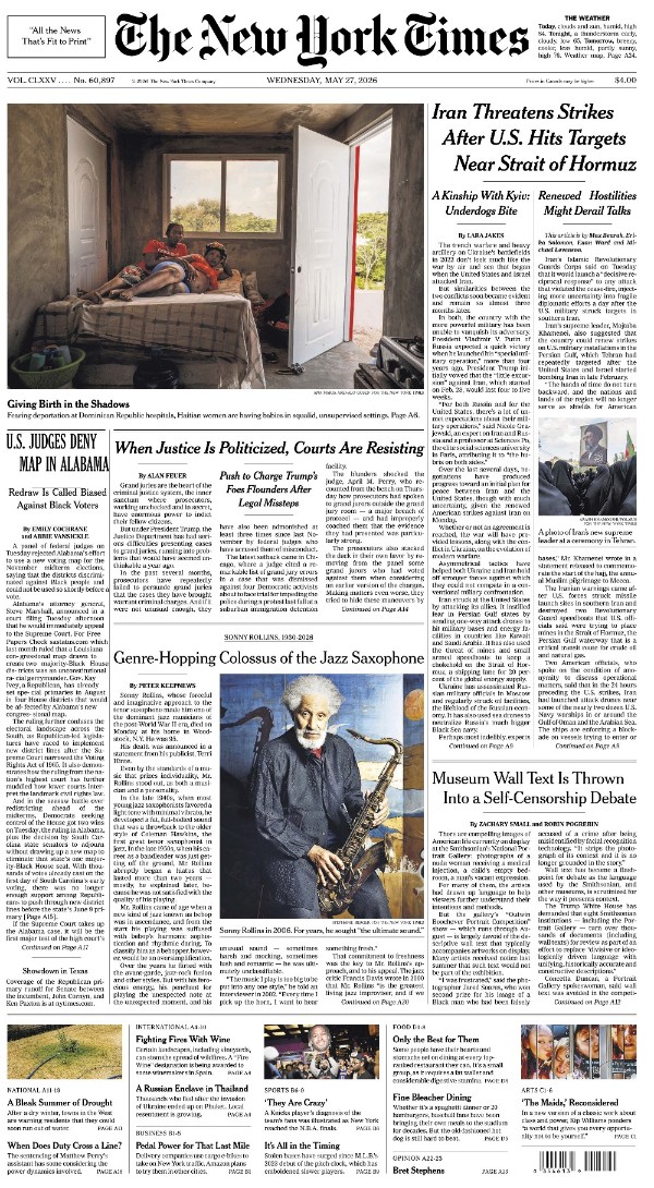 The New York Times - 27 May 2026