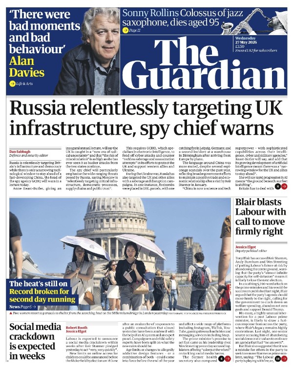 The Guardian - May 27, 2026