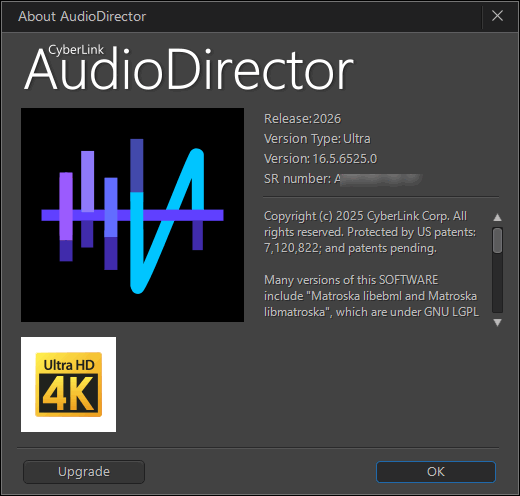 CyberLink AudioDirector Ultra 2026 v16.5.6525.0