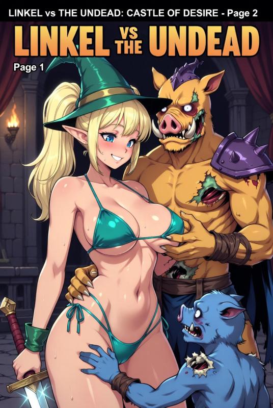 Neonnick81 - Linkel vs The Undead castle of desire Porn Comics