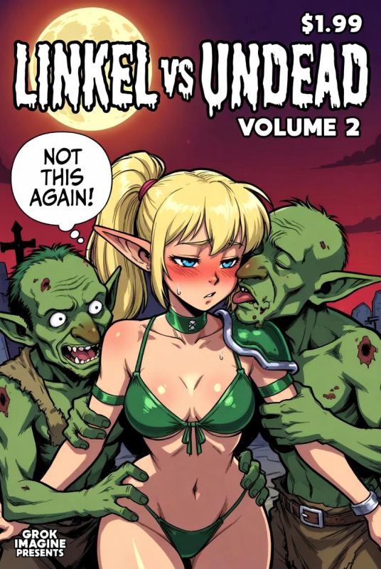 Neonnick81 - Linkel Vs Undead Goblin ambush Porn Comics