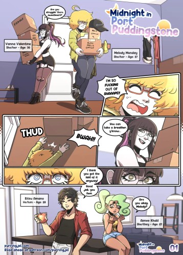 Purringjel - Midnight in Port Puddingstone Porn Comics