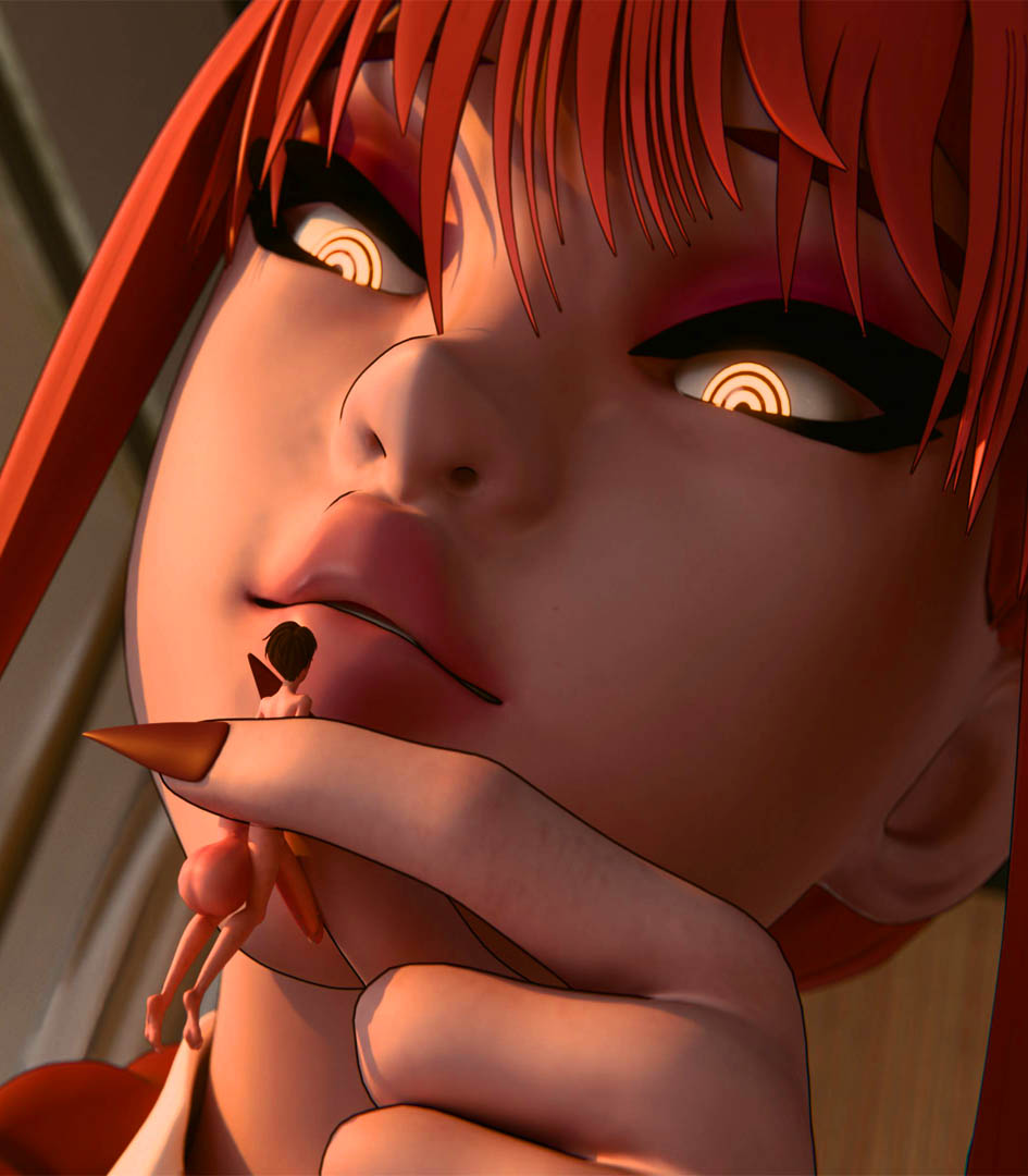 SizMetric - Makima's Pet-in-Training 3D Porn Comic