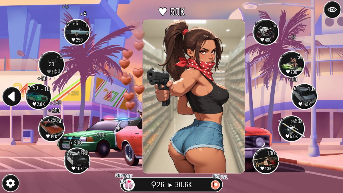 Tap-Tap Legends Lucia Caminos Clicker version 1.0 Adult Game