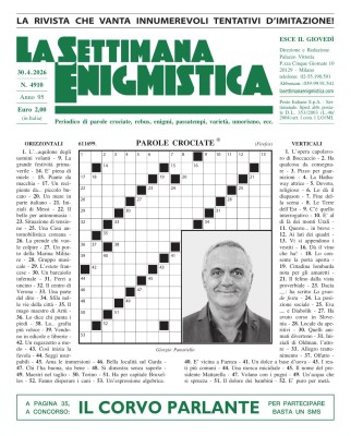 La Settimana Enigmistica N.4910 - 30 Aprile 2026