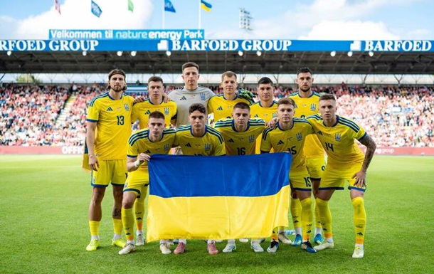 Сборная Украины провела всего половину спарринга со сборной Дании