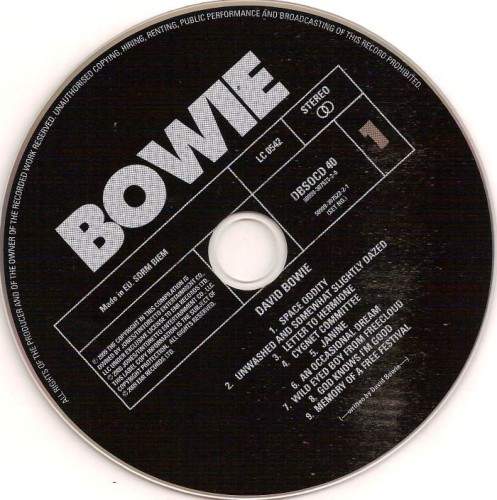 David Bowie - Space Oddity (1969) (2009, 40th Anniversary Edition) 2CD Lossless