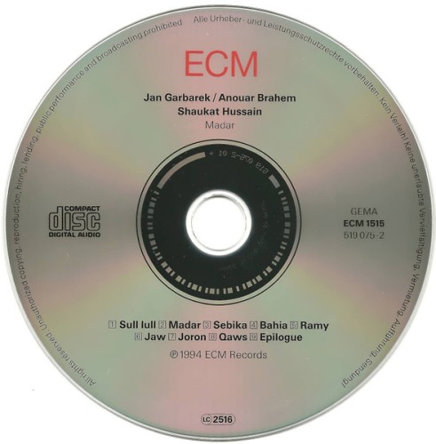 Jan Garbarek, Anouar Brahem, Shaukat Hussain - Madar ‎(1994) Lossless Jan Garbarek, Anouar Brahem, Shaukat Hussain - Madar ‎(1994) Lossless