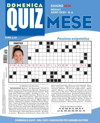 Domenica Quiz Mese N.6 - Giugno 2026