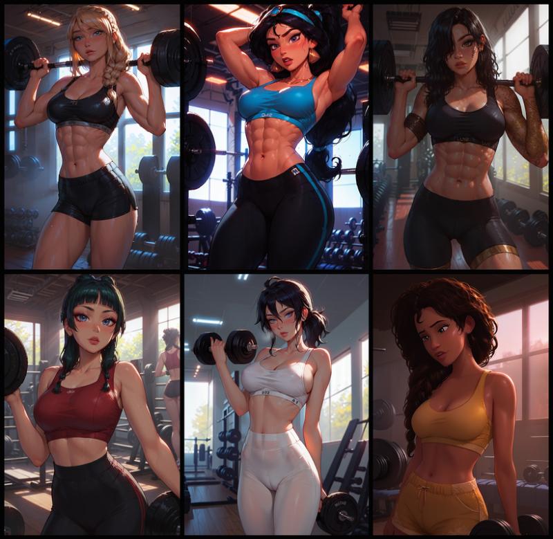 LowFireStudios - The Workout Tease AI Porn