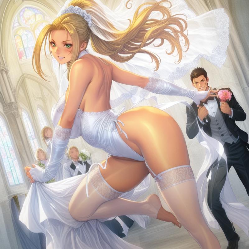 Freemale - Cammy White after Wedding