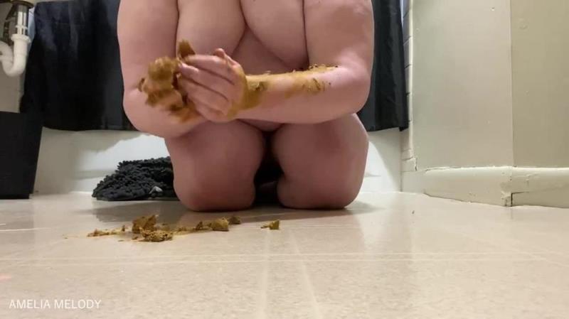 Dirtyamelia – Fat Girls First Scat Play [HD 720P]