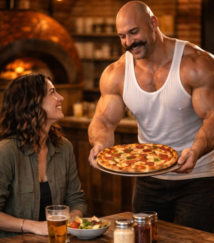 DMGArtAI - Pizza party