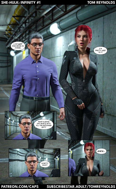TG-Caps - She-Hulk: Infinity 3D Porn Comic