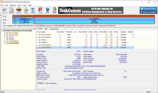 DiskGenius Professional 6.2.0.1829 (x64) Multilingual WinPE