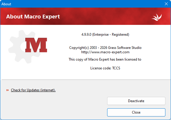 Macro Expert Enterprise 4.9.9.0