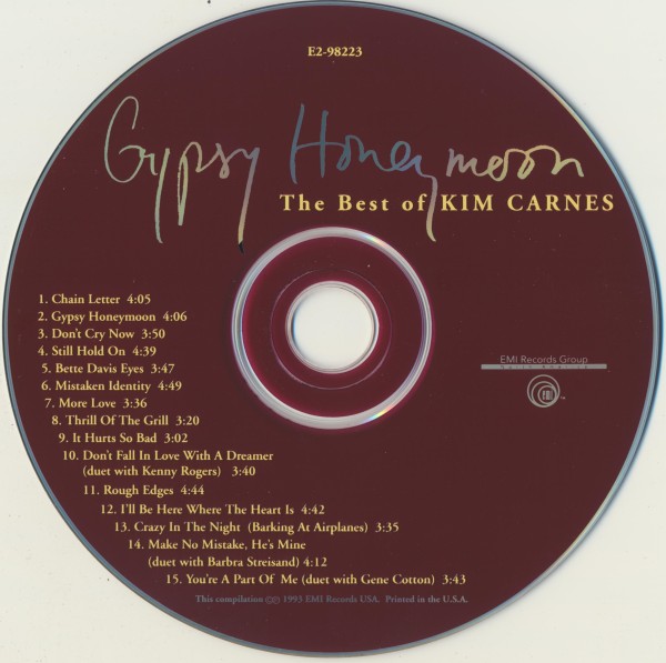 Kim Carnes - Gypsy Honeymoon: The Best Of Kim Carnes (1993) (Lossless + mp3)