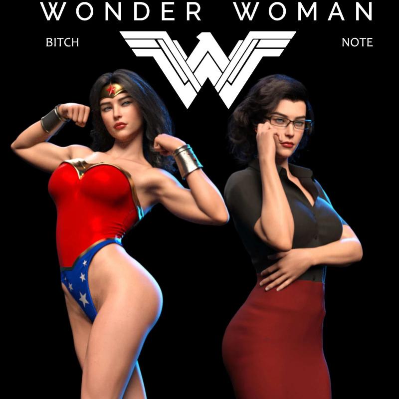 Fanglala - Wonder Woman - Bitch note 3D Porn Comic