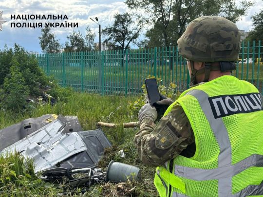 Міг вибухнути будь-якої миті: у Києві знайшли нерозірвану бойову частину дрона(фото)