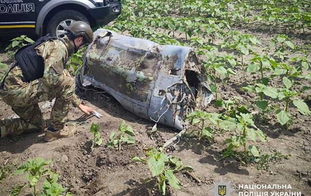На Полтавщине обнаружена неразорвавшаяся боеголовка российской ракеты