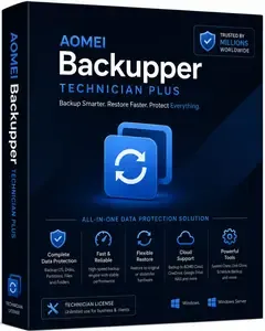 AOMEI Backupper Technician Plus 8.4.0 (x64) WinPE