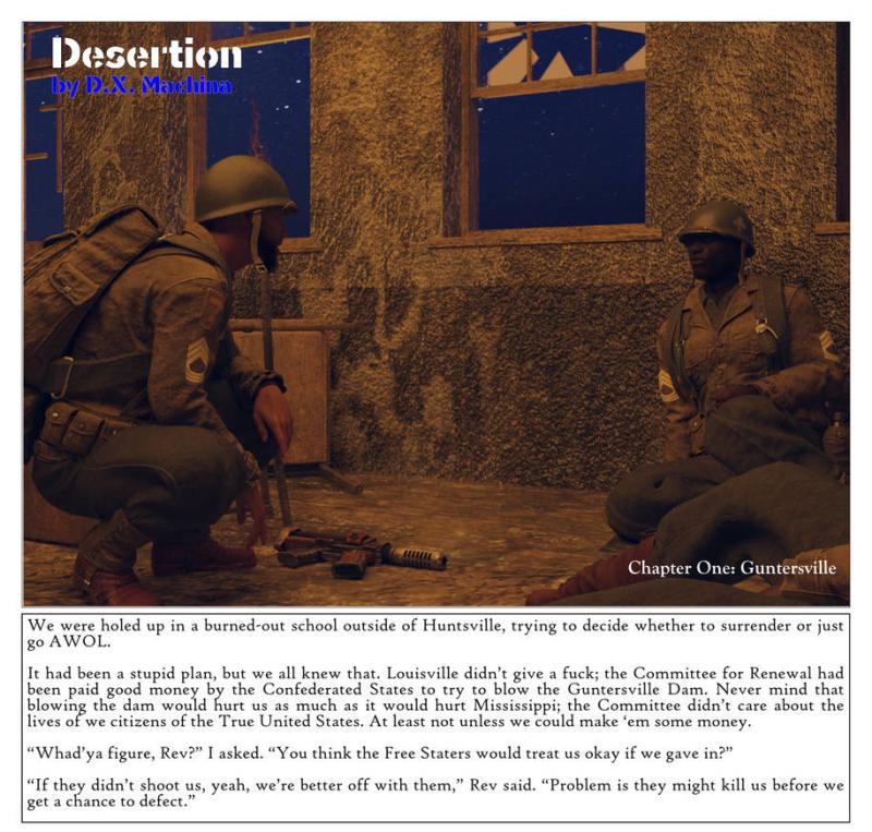 DavidxMachina - Desertion - Ongoing 3D Porn Comic