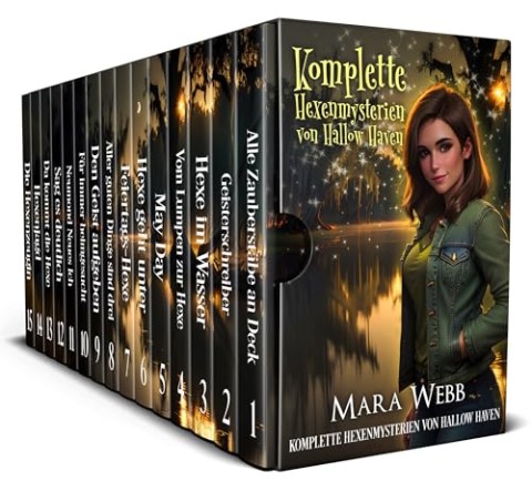 Cover: Webb, Mara - Komplette Hexenmysterien von Hallow Haven: B&uuml;cher 1-15