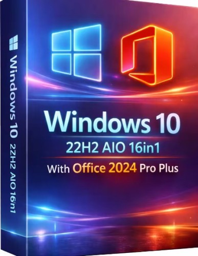 Windows 10 22H2 build 19045.7417 AIO 16in1 + Office 2024 Pro Plus Multilingual Preactivated June ...