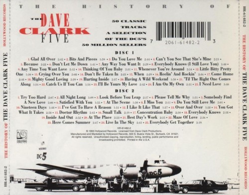 The Dave Clark Five - The History Of The Dave Clark Five (1993) 2CD Lossless The Dave Clark Five - The History Of The Dave Clark Five (1993) 2CD Lossless